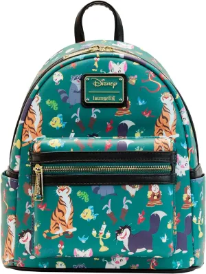 Loungefly Disney Mini Backpack Princess Sidekicks All Over Print Shoulder Bag
