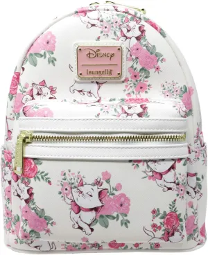 Loungefly Disney The Aristocats Marie Floral Allover-Print Mini Backpack WDBK0335
