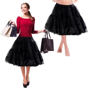 Malco Modes Zooey Luxury Chiffon Adult Petticoat Slip Adjustable