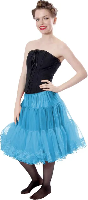Malco Modes Zooey Luxury Chiffon Adult Petticoat Slip Adjustable