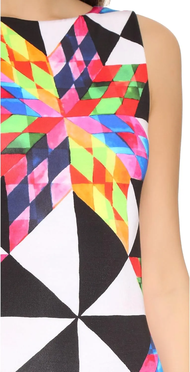Mara Hoffman Women's Fractals Cut Out Back Mini Dress