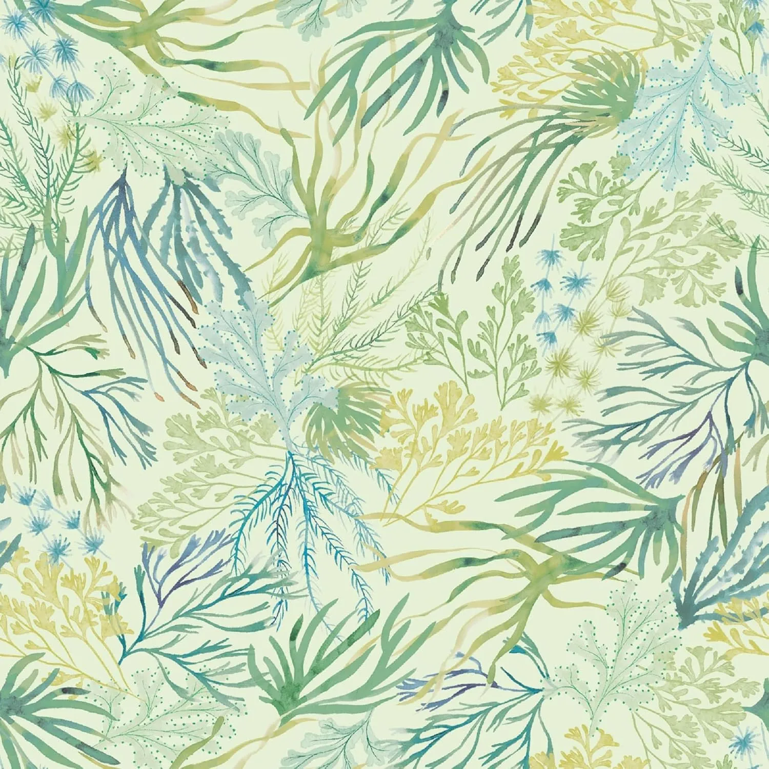 Maywood Studio Seascape Coral Seaweed Green/Aqua, Assorted