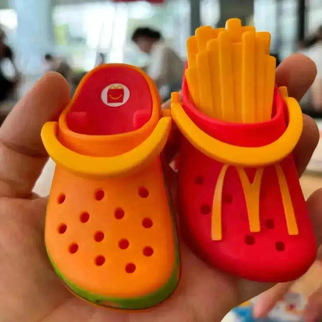 McSlipper Crocs Keychain