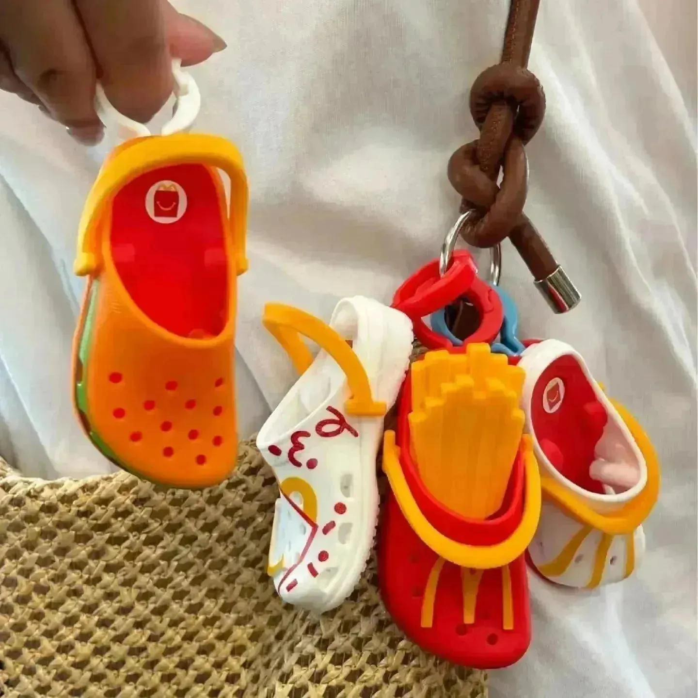 McSlipper Crocs Keychain