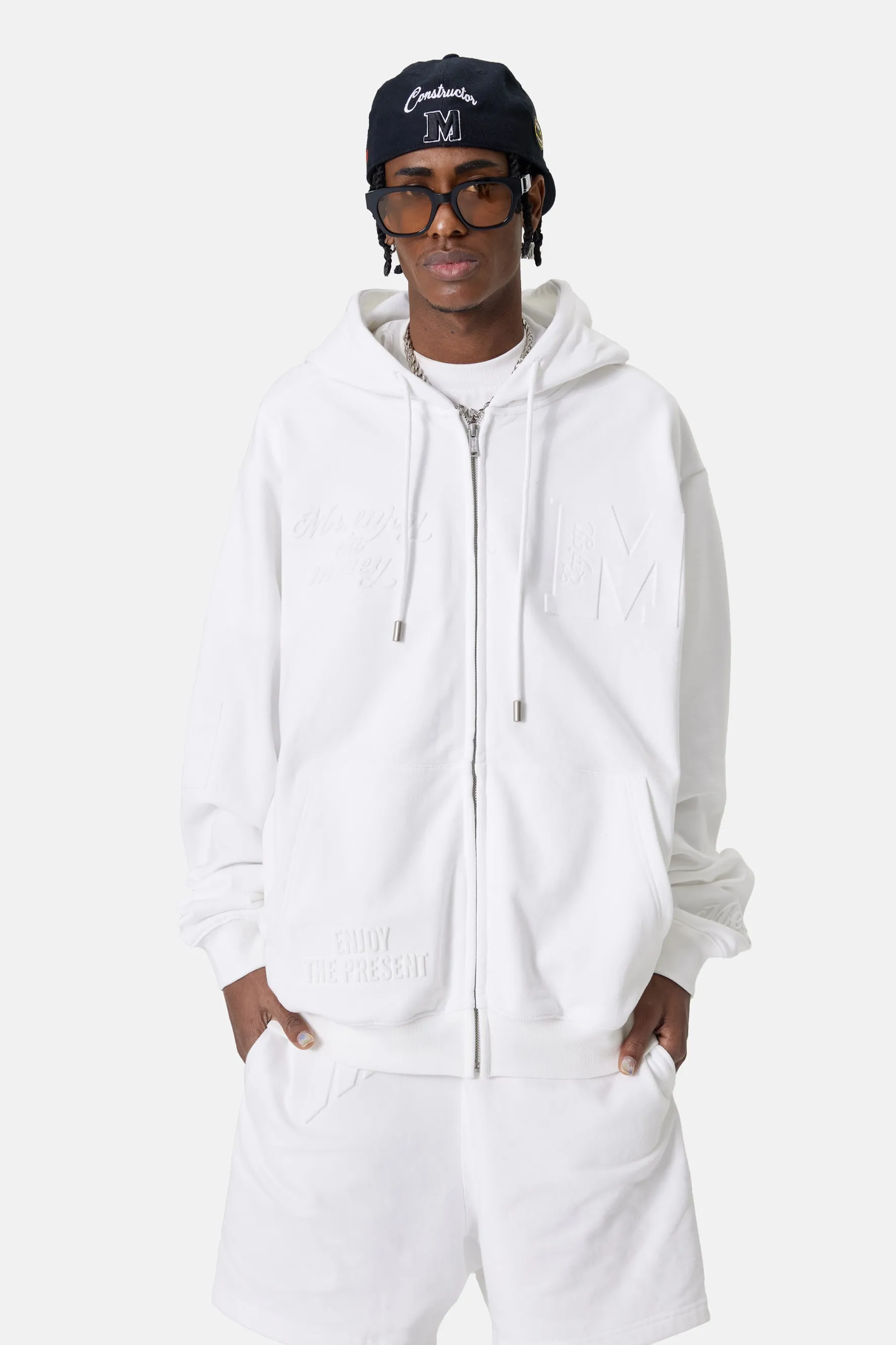 MEDM EMBOSSED HOODIE