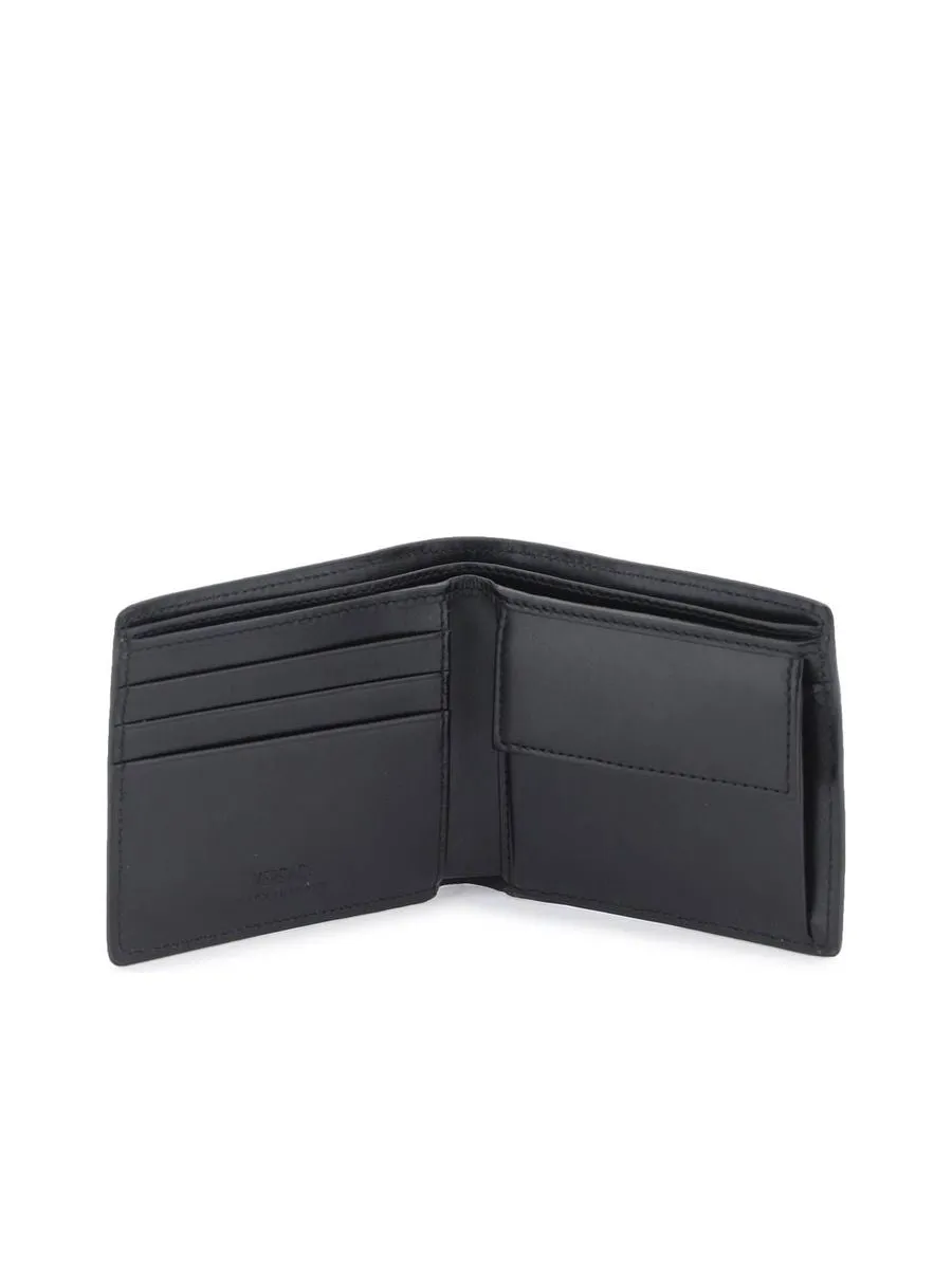Medusa Biggie Croc-Embossed Wallet