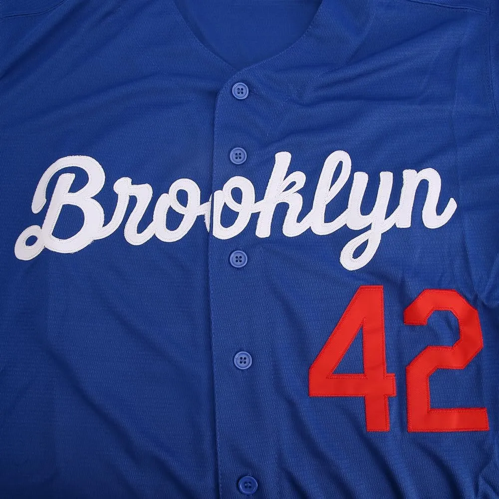 Men's Black Legend Baseball Jersey Number 42 Vintage Embroidered Retro Lightsout Jerseys Shirts