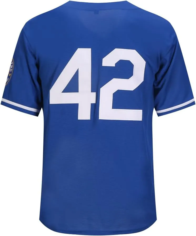 Men's Black Legend Baseball Jersey Number 42 Vintage Embroidered Retro Lightsout Jerseys Shirts