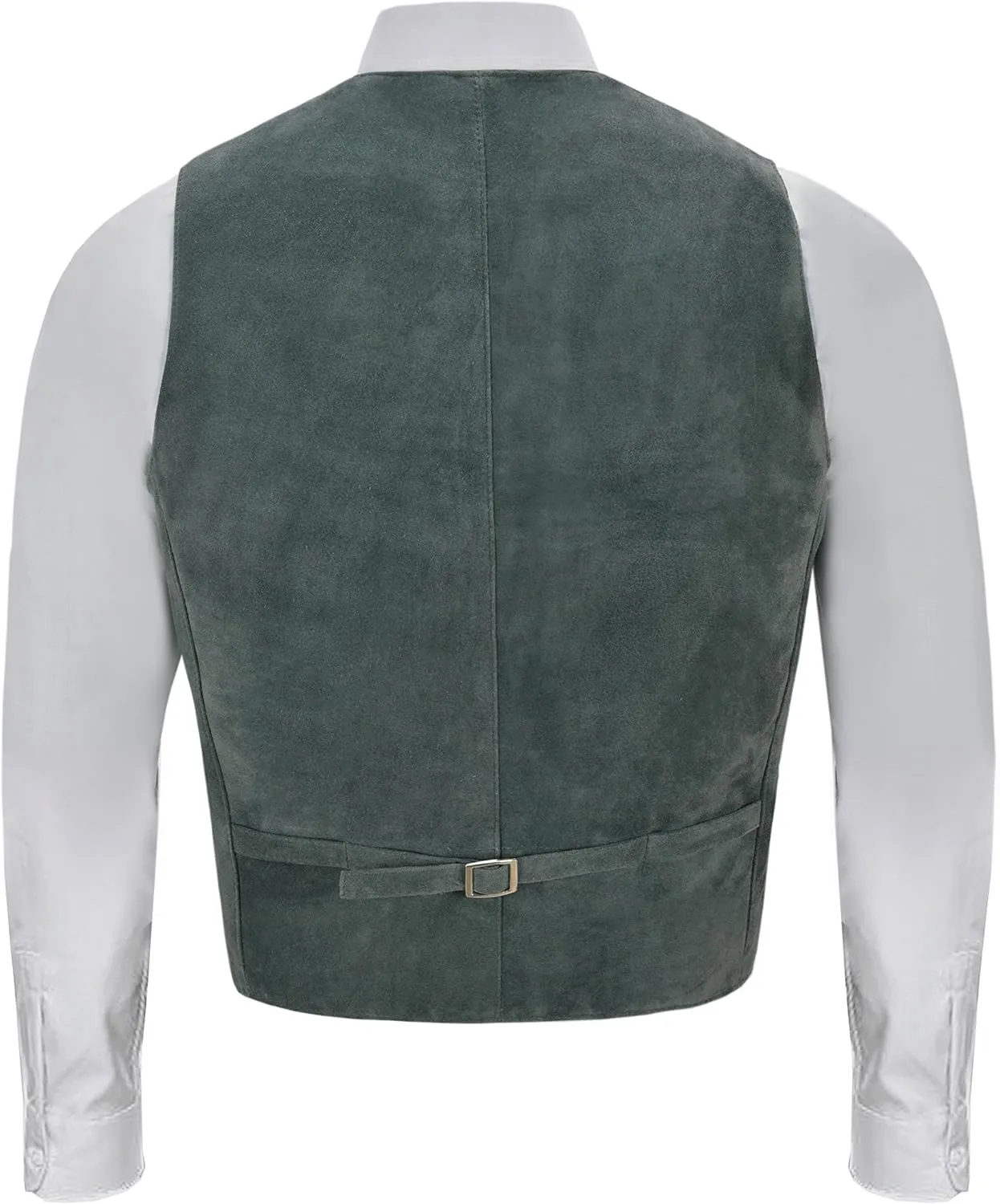Men's New Party Fashion Stylish Real Genuine Classic Designer Real Soft Suede Leather Waistcoats Vests