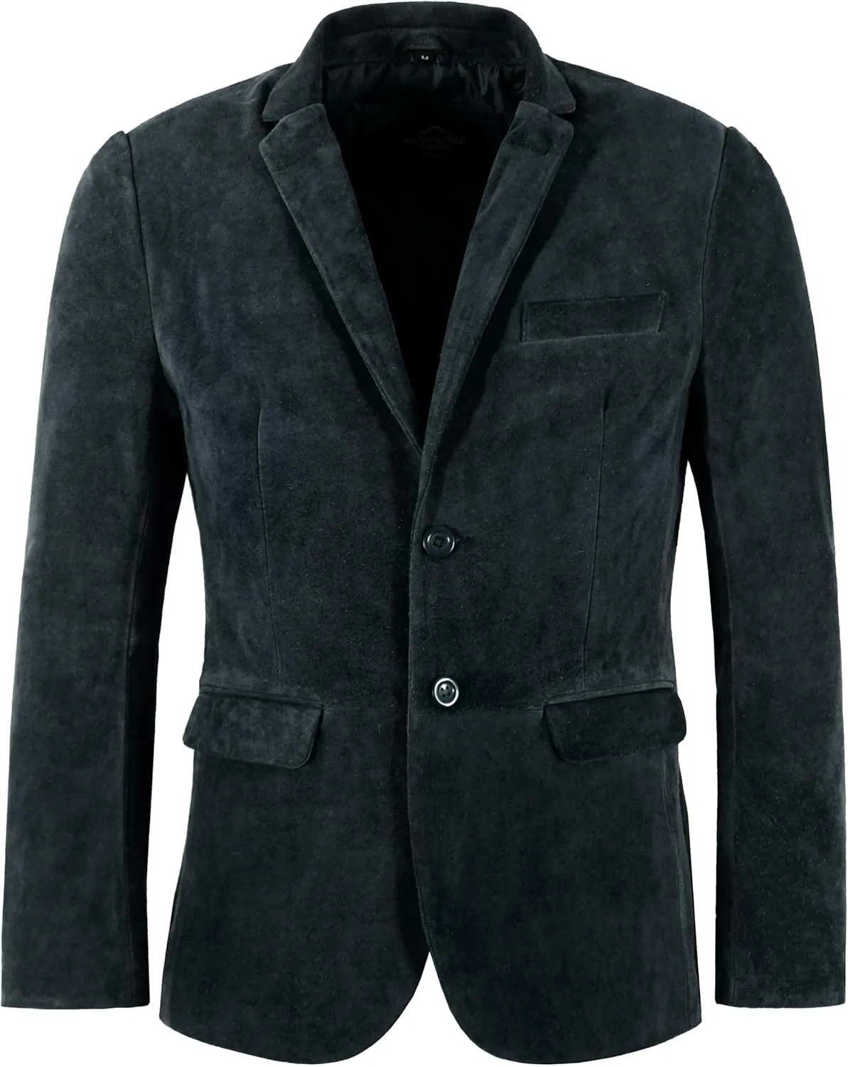 Mens Real Leather Blazer Italian Tailored 100% Suede Single Breasted Gents Coat 3450
