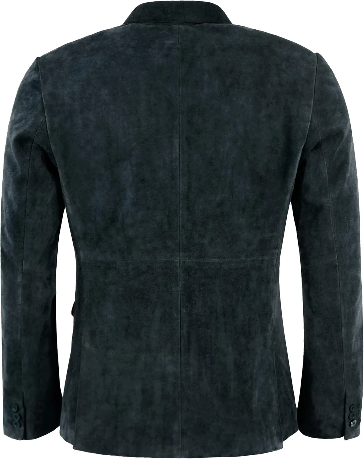 Mens Real Leather Blazer Italian Tailored 100% Suede Single Breasted Gents Coat 3450