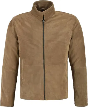 Men's Real Leather Jacket 100% Suede New Classic Fashion Casual Biker Style 5917