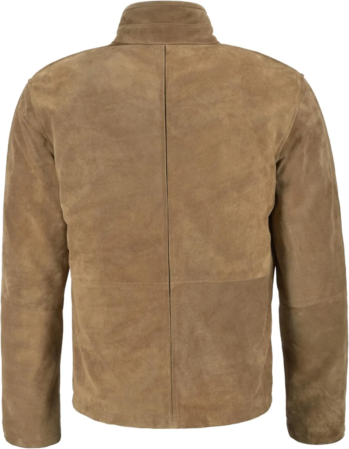 Men's Real Leather Jacket 100% Suede New Classic Fashion Casual Biker Style 5917