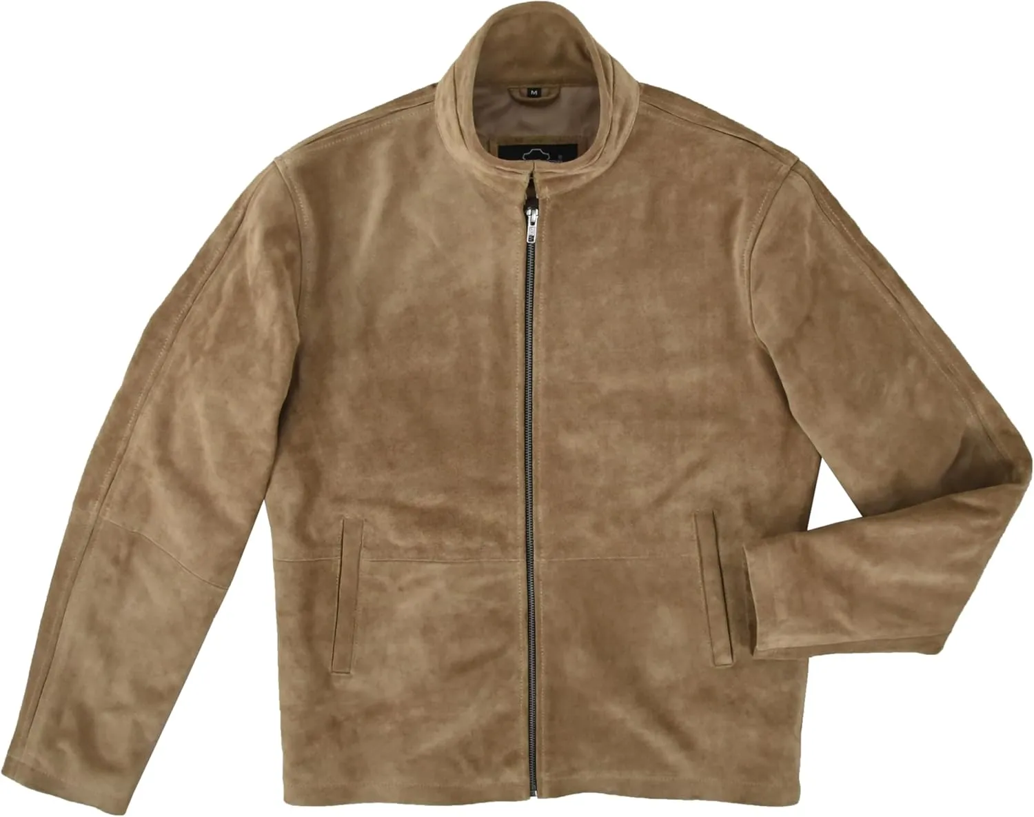 Men's Real Leather Jacket 100% Suede New Classic Fashion Casual Biker Style 5917