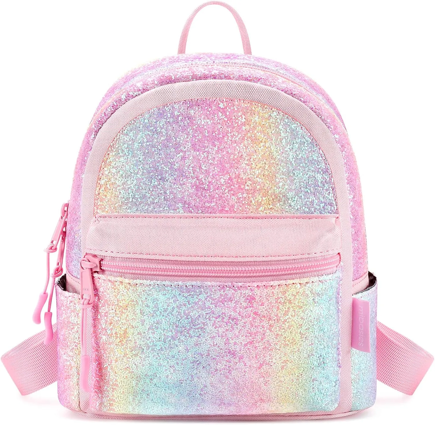 mibasies Mini Backpack for Girls Kids Rainbow Purse Dance Bag for Girls Gifts age 2 3 4 5 6 7 8 yrs