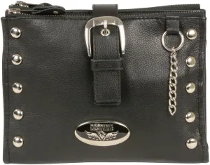 Milwaukee Leather Women's Premium Leather Fashion Shoulder/Waist Bag