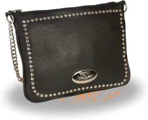 Milwaukee Leather Women's Premium Leather Fashion Shoulder/Waist Bag