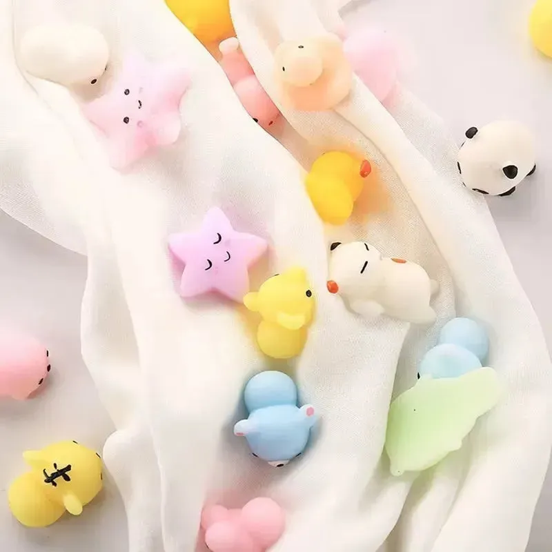Mini Animal Squishies (Set of 10)