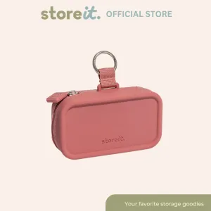 Mini Cloud Organizer Keychain - Watermelon Pink