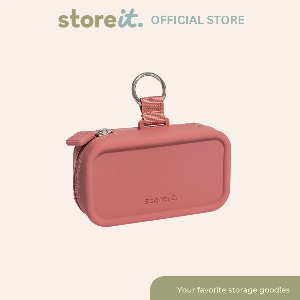 Mini Cloud Organizer Keychain - Watermelon Pink