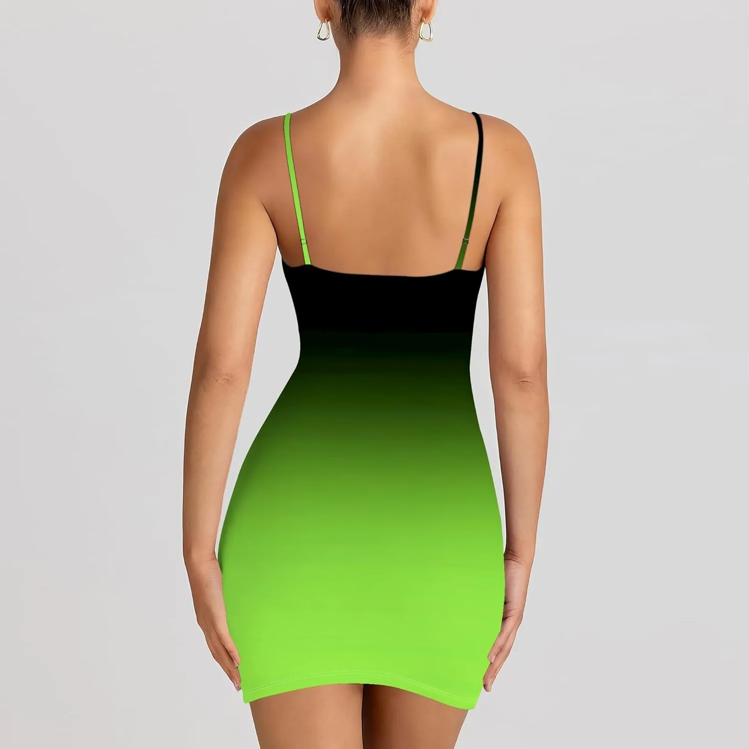 Mini Sexy Bodycon Dress for Summer Spaghetti Strap Sleeveless Backless Sundress A Line Slip Short Party Club Dresses