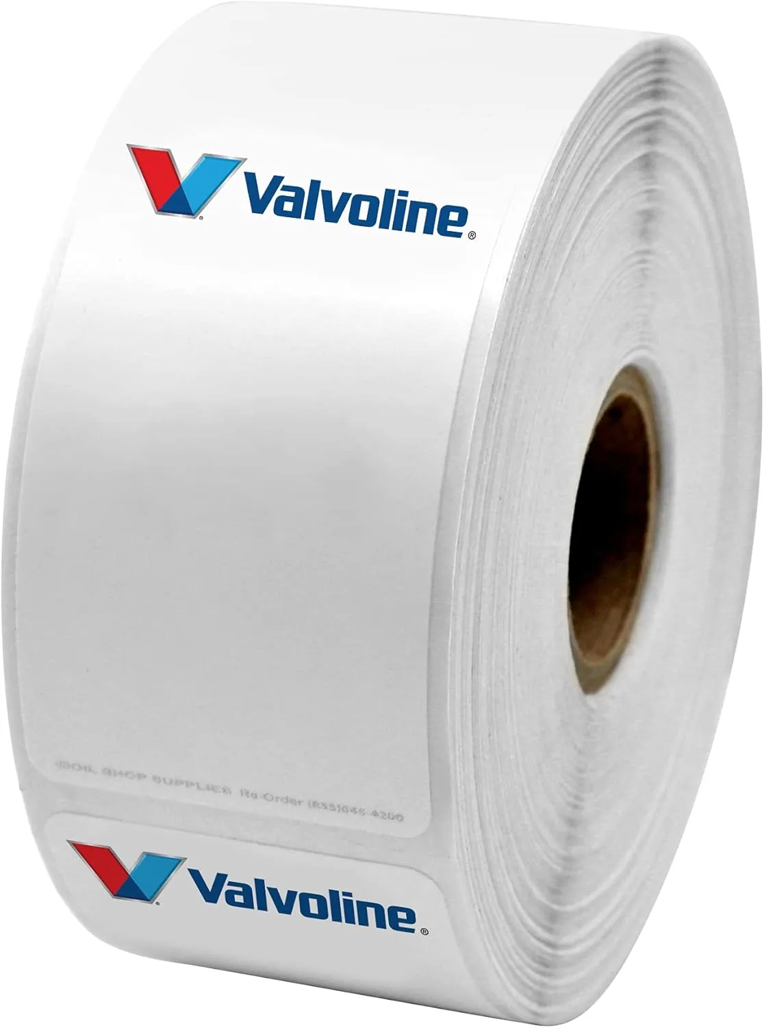 Mini Stock Logo Refill Roll, 'Valvoline' Logo, Service Reminder Stickers, 500 Count