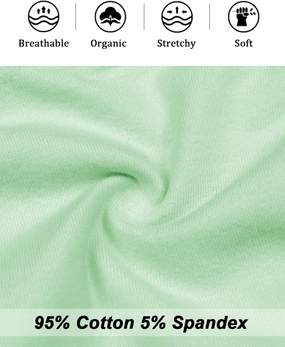 Molasus Women's Cotton Underwear High Waisted Full Coverage Ladies Panties (Regular & Plus Size)