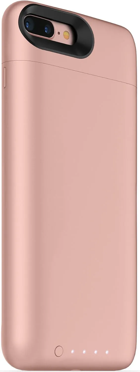 mophie juice pack wireless - Charge Force Wireless Power - Wireless Charging Protective Battery Pack Case for Apple iPhone 8 Plus and 7 Plus - Rose Gold