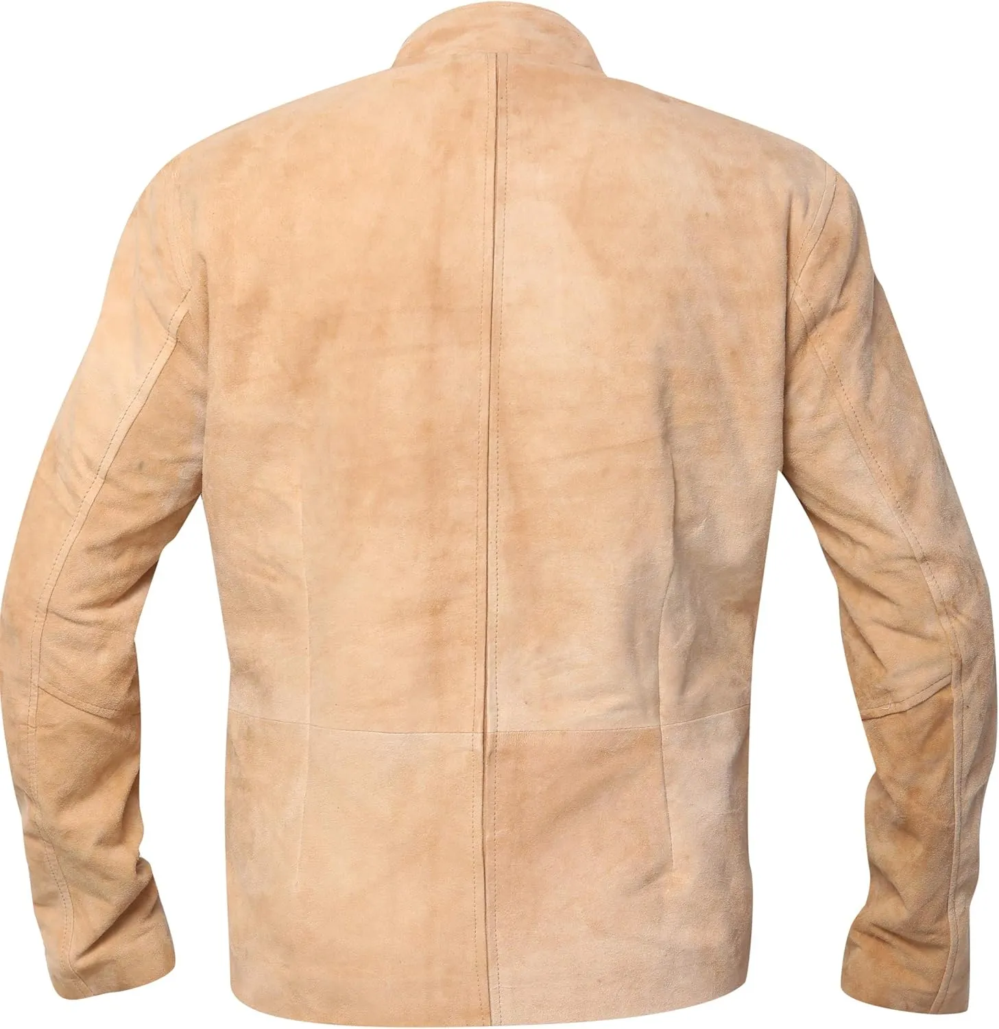 Morocco Daniel Craig Blouson Fawn Suede Leather Jacket