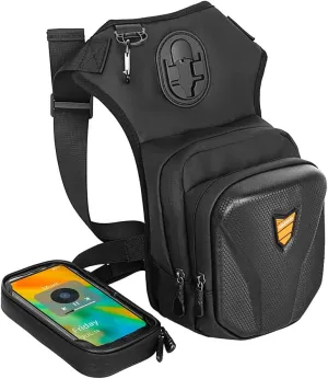 Motorcycle Drop Leg Bag Waist Pack for Men Women Waterproof Hip Bag with Touch Screen Phone Bag Outdoor Fanny Pack Hiking Cycling Accessories