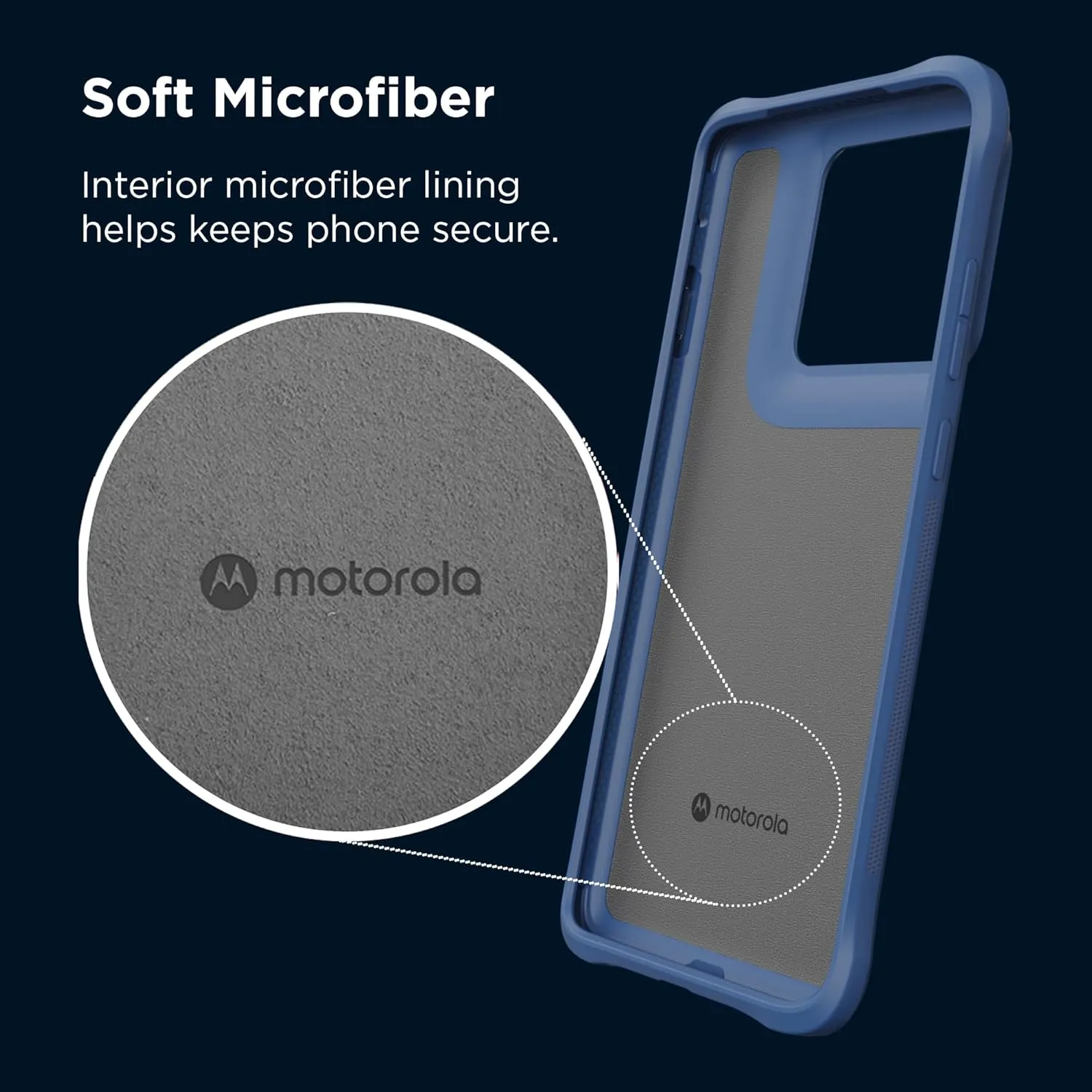 Motorola Edge (2025) Dusk Blue Protective Case - Precision fit, Stylish Shock Absorbing Phone Case