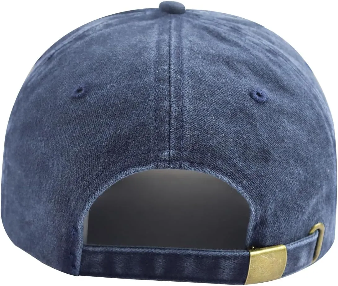 Mountain Trees Hat for Men Women, Funny Adjustable Cotton Embroidered Camping Hiking Explore Outdoor Baseball Cap
