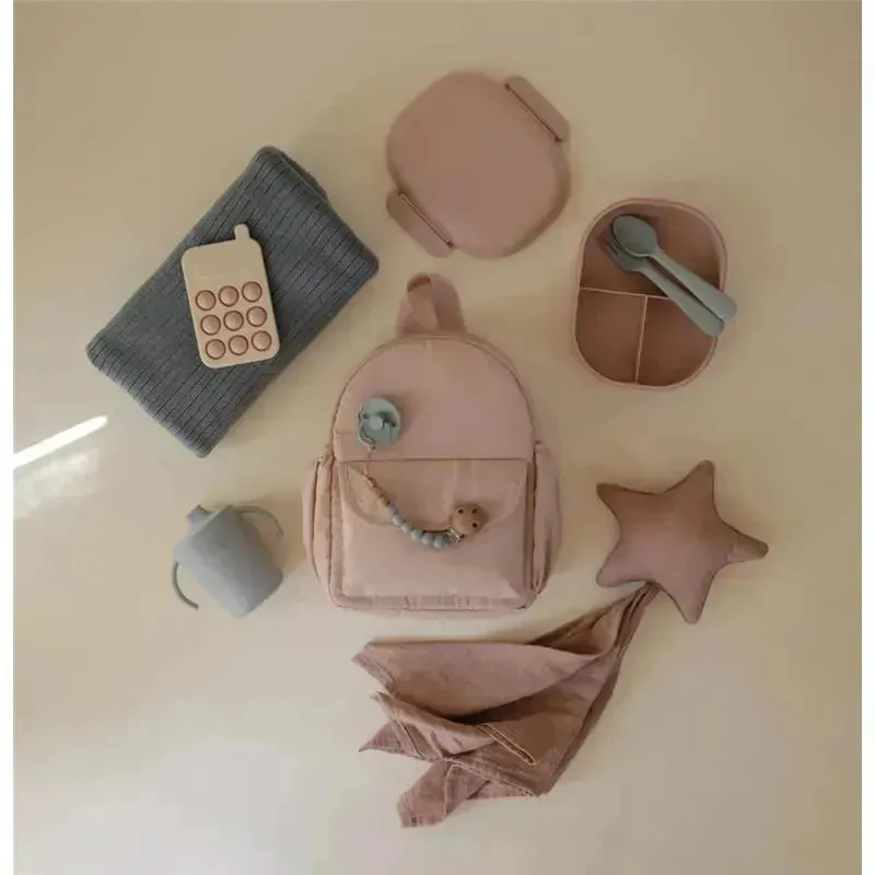 Mushie - Mochila Mini Infantil, Blush