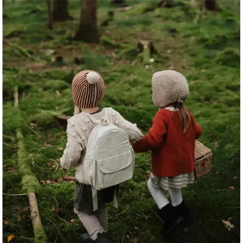 Mushie - Mochila Mini Infantil, Neblina