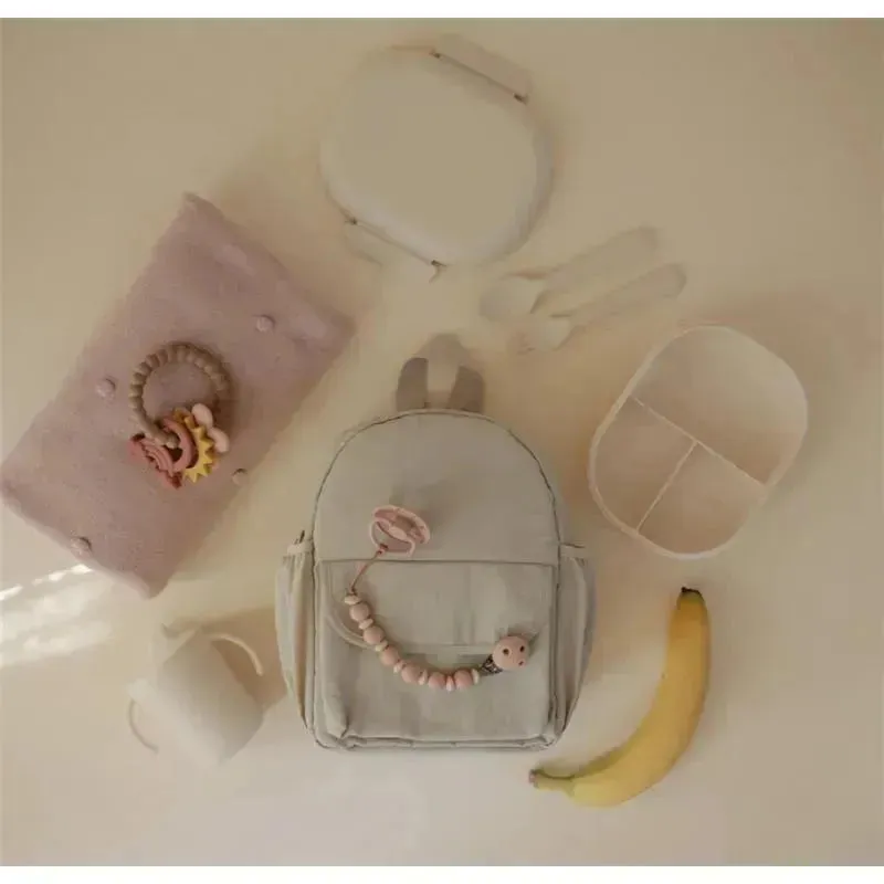 Mushie - Mochila Mini Infantil, Neblina