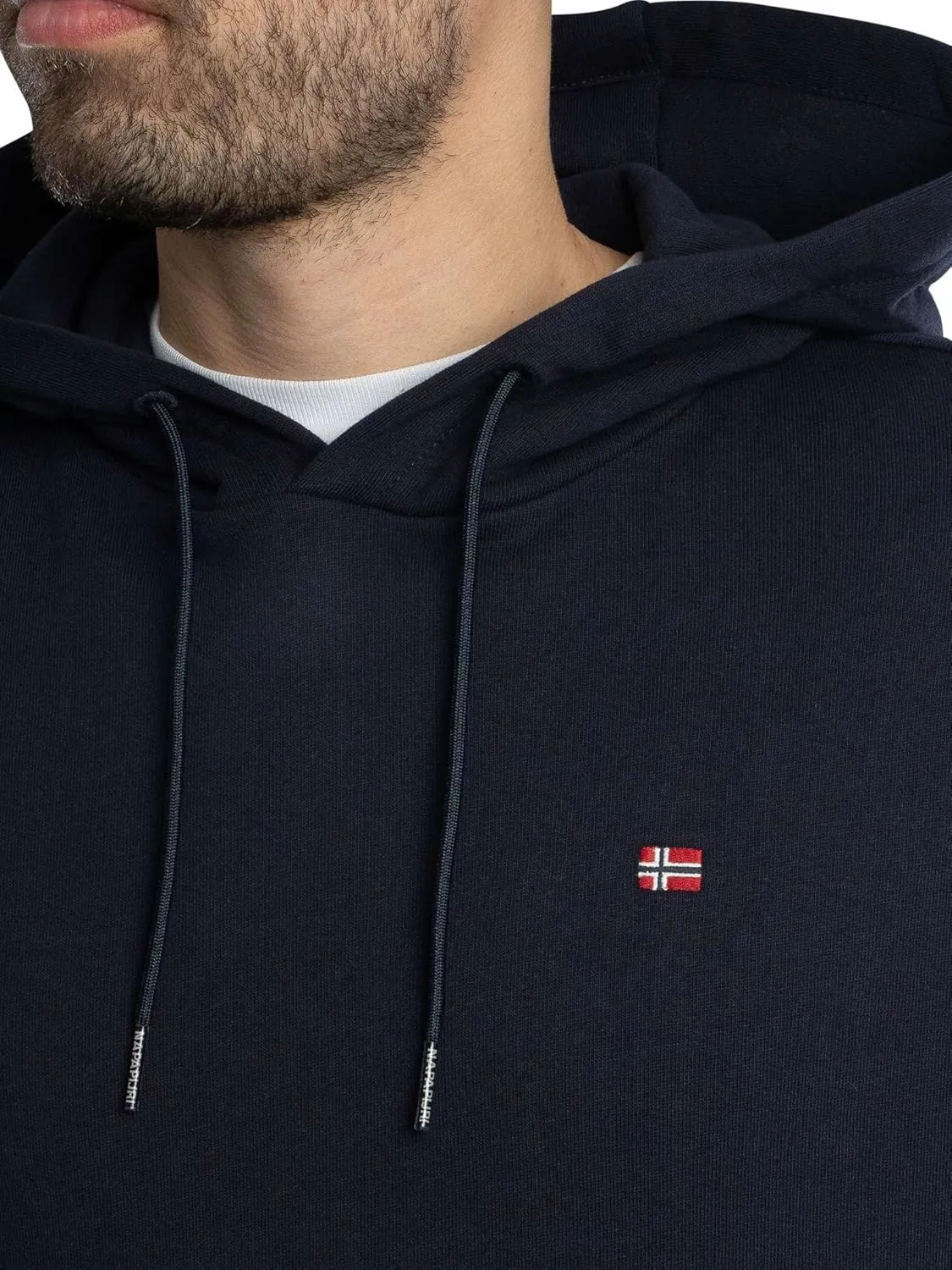 Napapijri Men's Balis Pullover Hoodie, Blue Marine