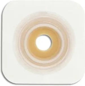 Natura® Durahesive® Skin Barrier, 4.5" x 4.5" (11.5cm x 11.5cm) White, Moldable Stoma Opening 1/2" - 7/8" (13mm - 22mm), Flange 1-3/4" (45mm) - Box of 10