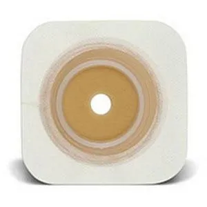 Natura® Flexible Durahesive® Skin Barrier, 4" x 4" (10cm x 10cm) White, Cut-to-Fit Stoma Opening 1/2" - 1" (13mm - 25mm), Flange 1-1/2" (38mm) - Box of 10