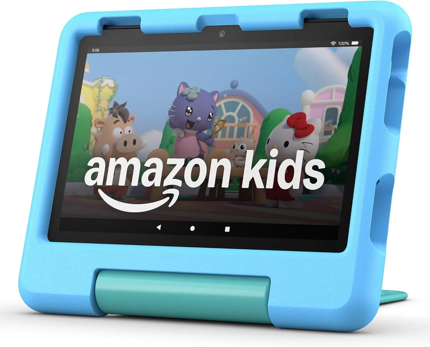 New Amazon Fire HD 8 Kids tablet, ages 3-7. With bright 8" HD screen. Includes ad-free and exclusive content, parental controls and 13-hr battery, 32GB, Blue, (2024 release)