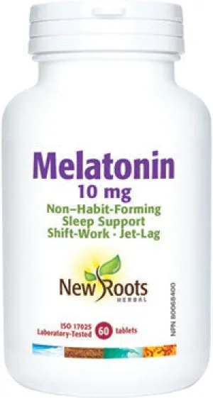 New Roots Melatonin 10 mg (60 Tablets)