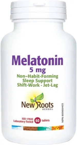New Roots Melatonin 5 mg (60 Tablets)
