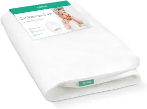 Newton Baby Crib Mattress Spare Cover, Zippered | Ultra-Breathable Proven to Reduce Suffocation Risk, Safe, Machine Washable, Non-Toxic, Rest Easy - Cloud White (Cover ONLY)