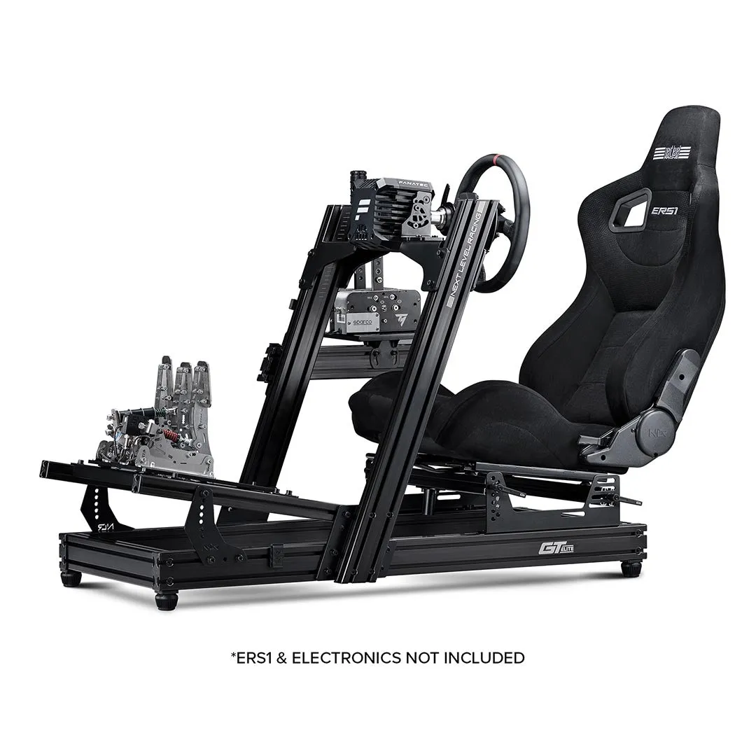 Next Level Racing GTElite Aluminium Simulator Cockpit - Front and Side Mount Edition