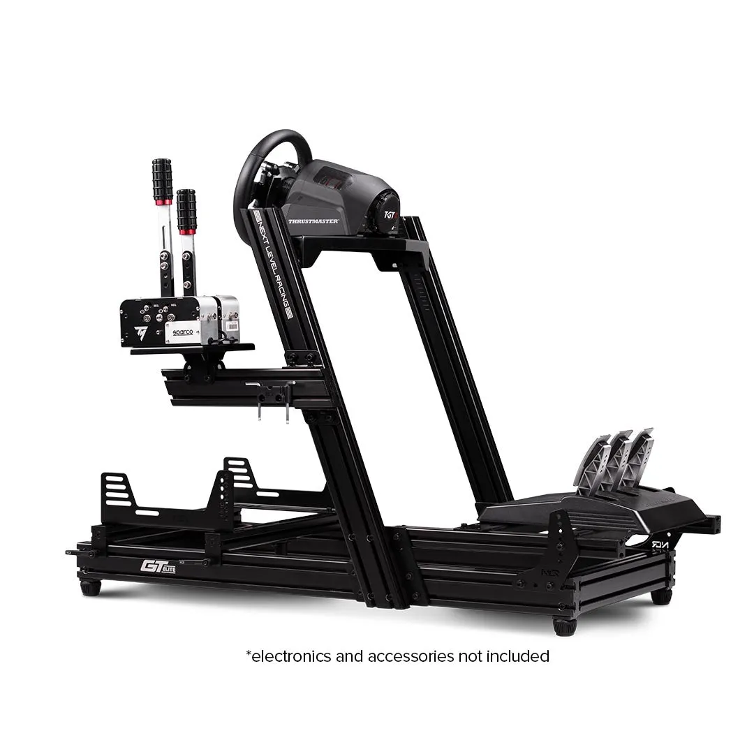 Next Level Racing GTElite Aluminium Simulator Cockpit - Wheel Plate Edition