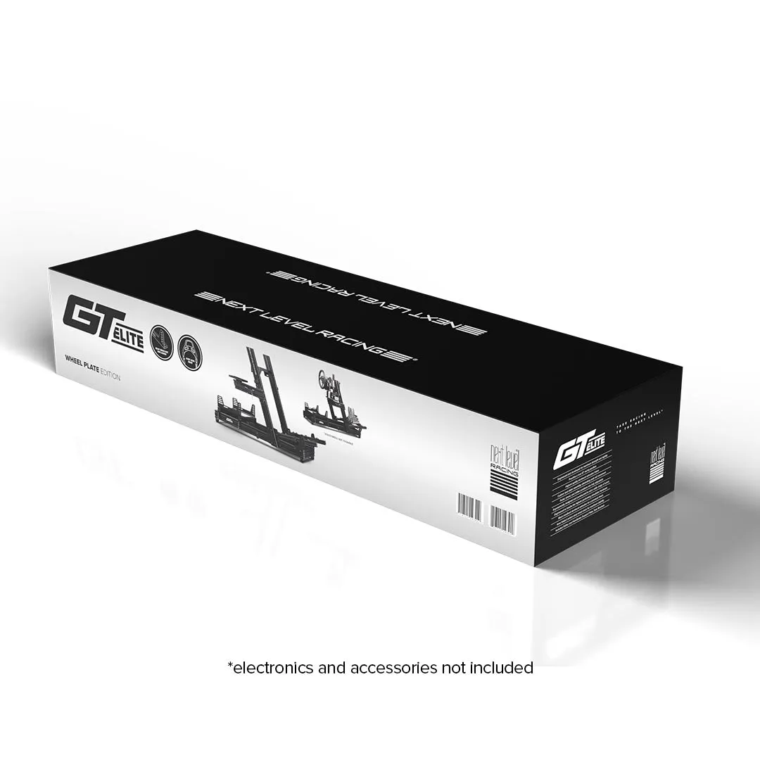 Next Level Racing GTElite Aluminium Simulator Cockpit - Wheel Plate Edition