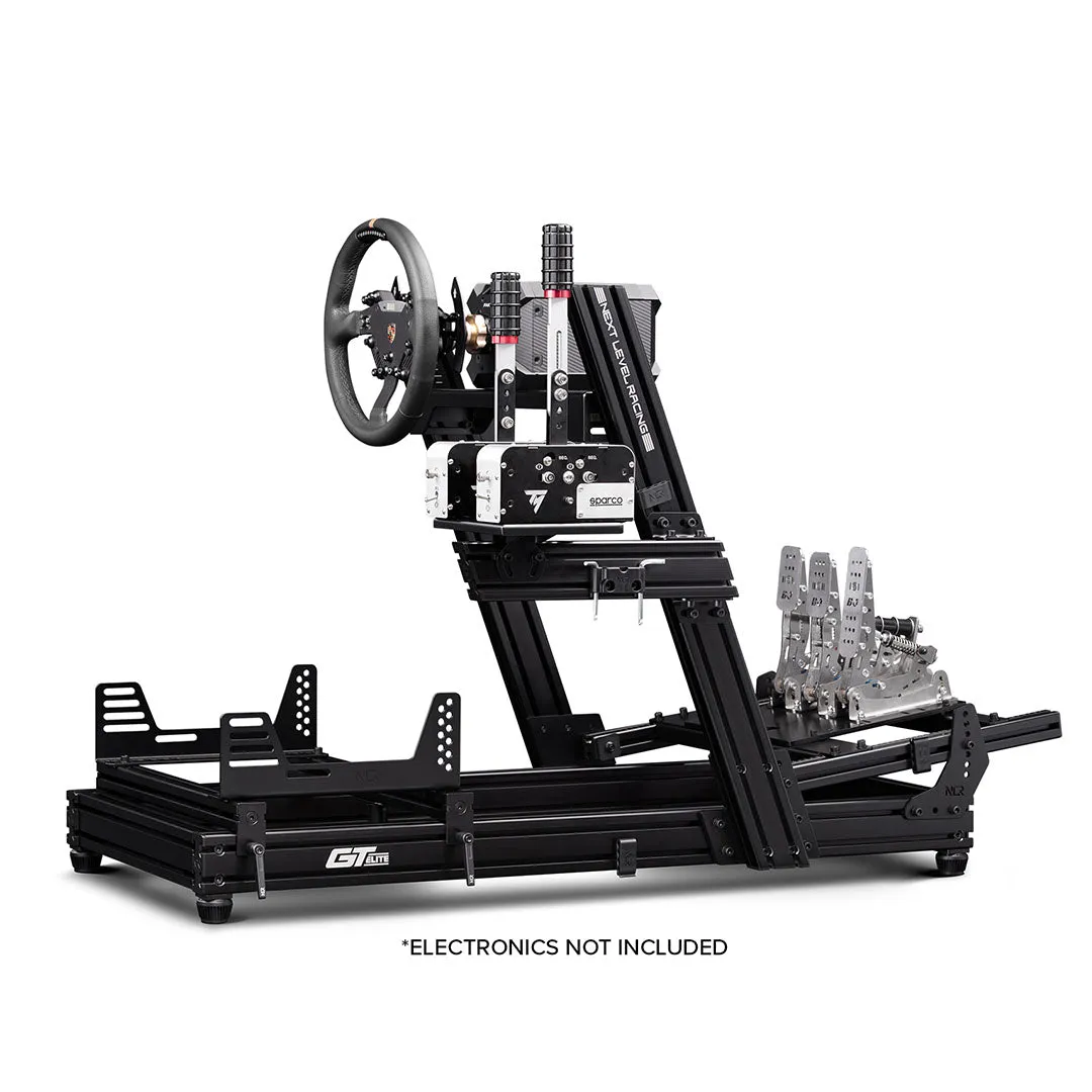 Next Level Racing GTElite Aluminium Simulator Cockpit - Wheel Plate Edition