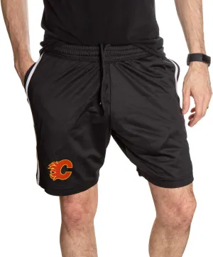 NHL Mens Official Team Two-Stripe Shorts
