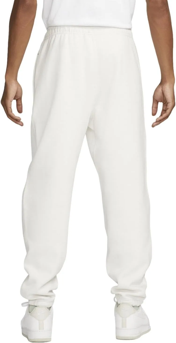 Nike Solo Swoosh Men's Fleece Pants (Luminous Green/White, DX1364-331)