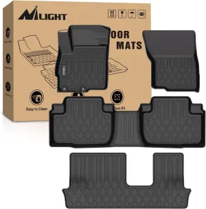 Nilight TPE Floor Mats for Mitsubishi Outlander 2014 2015 2016 2017 2018 2019 2020 2021,All Weather Custom Fit Heavy Duty Floor Liners