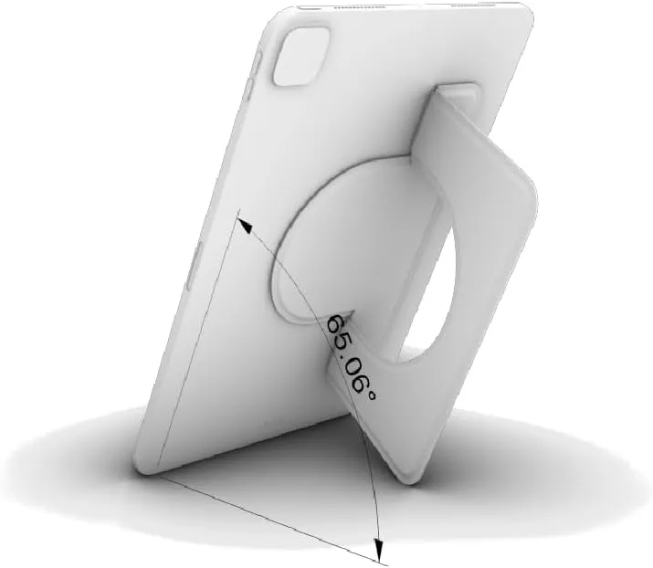 Nillkin Magnetic Tablet Stand Adjustable, Fit for iPad Pro 13/Pro 12.9/10th and Other Tablet e-Reader (Grey, for 11-13 inch Device)